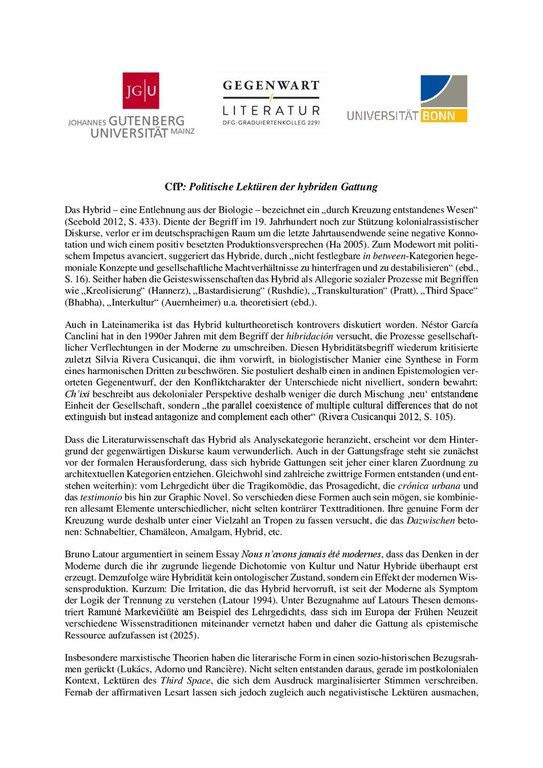 CfP_Workshop_Hybride Gattungen_Bonn 2026_mit Logos.pdf