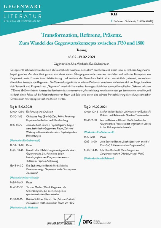 Transformation, Referenz, Präsenz_Programm